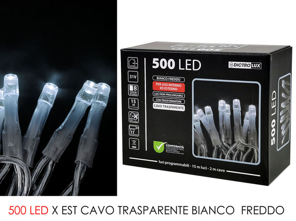 500 LED X EST CAVO TRASP. B.FREDDO