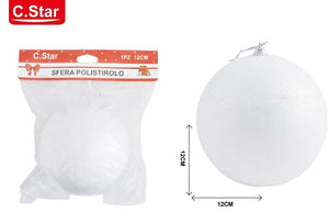 SFERA POLISTIROLO 12CM 1PZ