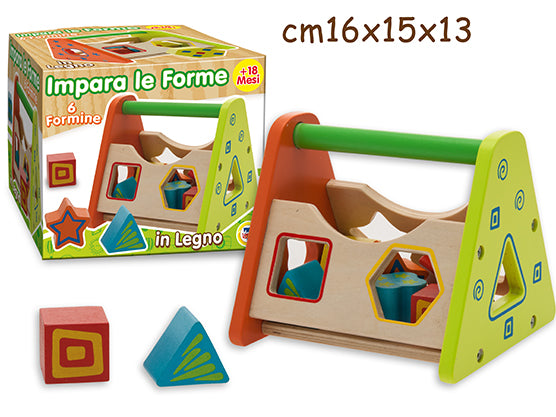 FATTO DI LEGNO - IMPARA LE FORME C/6 FORMINE