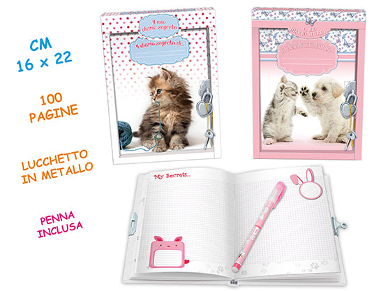 MISS SIGNORINA - DIARIO SEGRETO CANE E GATTO 2 MDL – SHOPPING WORLD