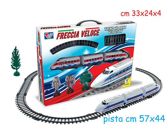 TRENINO FRECCIA VELOCE  2 COL ASS