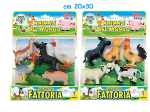 ANIMALI DELLA FATTORIA FUNNY 5 PZ 2 MDL ASS