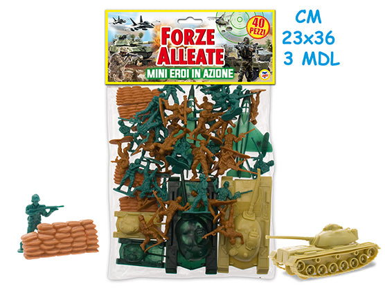 SOLDATINI FORZE ALLEATE 40 PZ