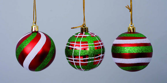 DISPLAY SFERA ROSSA/BIANCA/VERDE MM.60