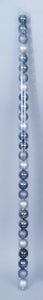 28 SFERE MM.50 PIOMBO MET/GLITTER/SATINATO IN SILURO PVC