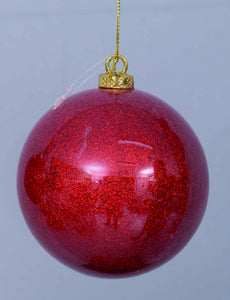 DISPLAY SFERA MM.100 ROSSO BRILLANTE PVC