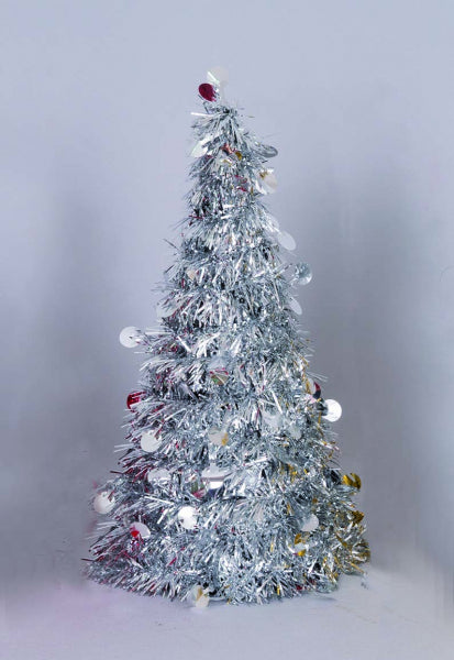 ALBERI E ACCESSORINO FILO PVC CM.12X26H ARGENTO IN BUSTA