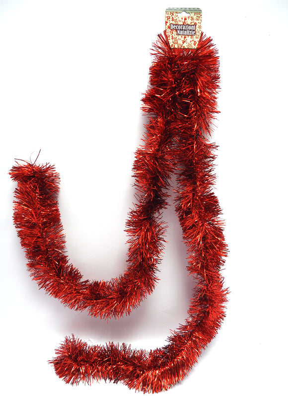 FILO DECORATIVO ALBERO OPACO L.200/DIAM.10CM. ROSSO