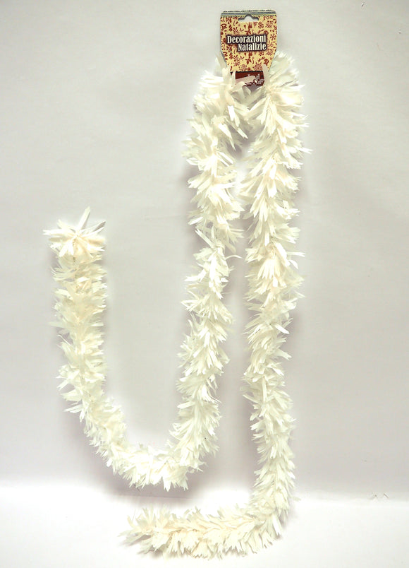 FILO DECORATIVO ALBERO LUCIDO L.200/DIAM.9CM. BIANCO