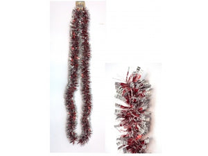 FILO DECORATIVO ALBERO ROSSO C/RIGHE LARGHE SPECCHIAT.L.200/
