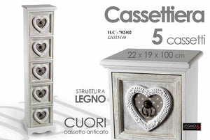 CASSETTIERA 5 CASS 99,5CM