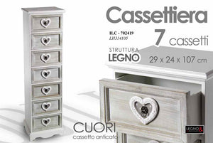 CASSETTIERA 7 CASS 106,5CM