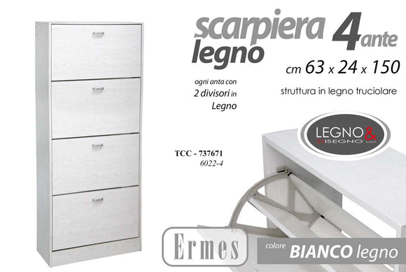 SCARPIERA 4 AN 63*24*146CM 6022-4/W