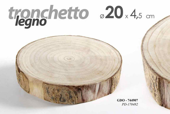 GDO/TRONCO LEGNO 20*20*4,5CM PD170482