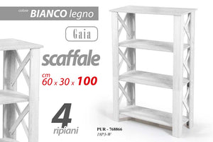 PUR/SCAFFALE 4RIP GAIA 60*30*100 18P3-W