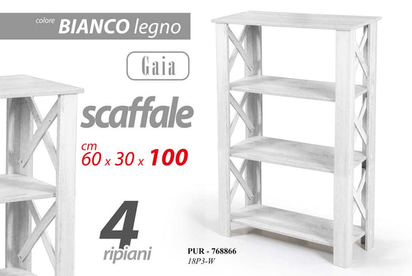 PUR/SCAFFALE 4RIP GAIA 60*30*100 18P3-W