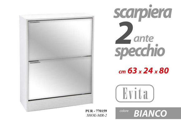 PUR/SCARPIERA 2 CRISTALLO 63*2SHOE-MIR-2