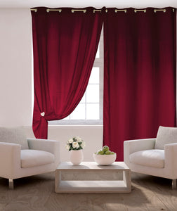 TENDA VELVET MAGENTA KLAMORE 140X280CM