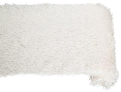 FASCIA FUR WHITE 36*200CM