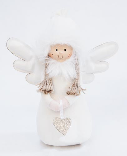 DECO ANGEL WITH HEART SMALL 3 ASS.