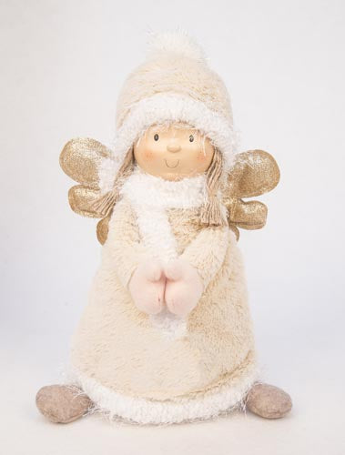 DECO BAMBOLINE ANGELO 23*16*37CM 3 ASS.