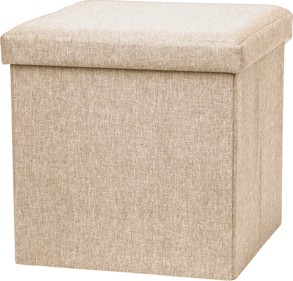 POUF TEX 38*38CM BEIGE