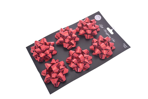 COCCARDA CONF.DA 6PZ-3,5CM DEC.41 ROSSO