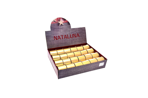 NASTRO NATALIZIO 6,3CMX2,7M ORO MOD.1