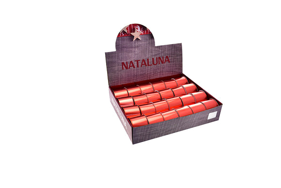 NASTRO NATALIZIO 6,3CMX2,7M ROSSO MOD.1