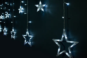 TENDA 138LED STELLE U/EST.8F.3X1MT BIANCO