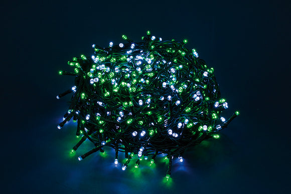 SERIE 300LED MEMORY 8F.USO EST.BIANCO/VERDE