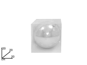 PALLA 20 CM LUCIDA IN BOX PVC SILVER 2A1E11/S