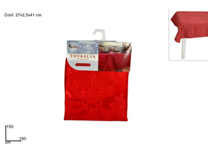 TOVAGLIA ROSSA JACQUARD 150*180CM ART.10012 (F.1.84)