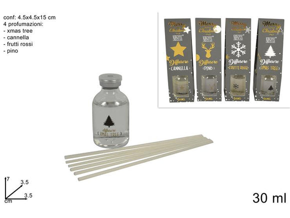 PROFUMATORE AMBIENTE 30ML 4 PROFUMAZIONI AF77882N
