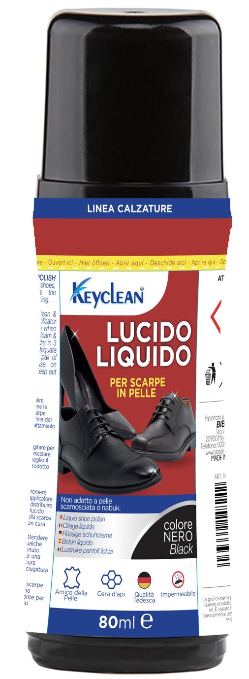 LUCIDO SCARPE LIQUIDO 80ML NERO