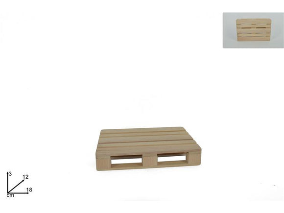 PEDANA LEGNO 18X12 HYD16-001  NATURAL CCEDIL