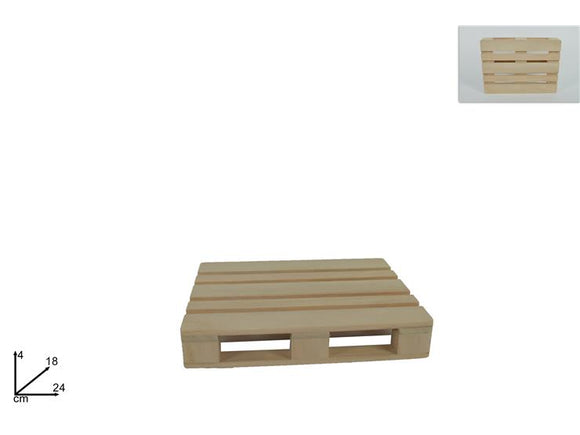 PEDANA LEGNO 24X18 HYD16-002/NATURAL&CCEDIL