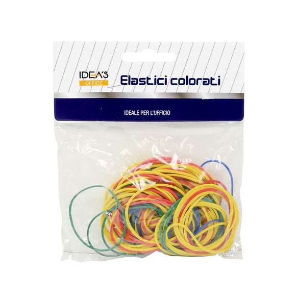 CONFEZIONE ELASTICI COLORATI 40GR