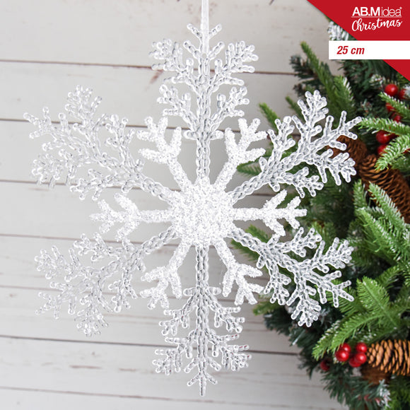 SNOW FLAKE ACRILICO 25 CM ART. 781800