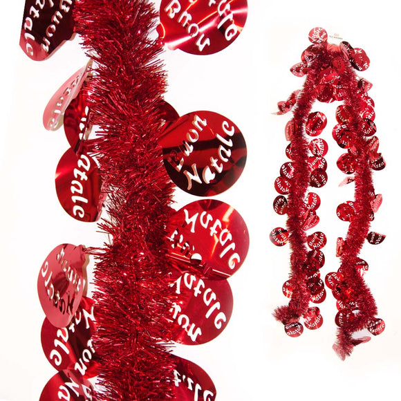 FILO ADDOBBO 6CM 2MT ROSSO