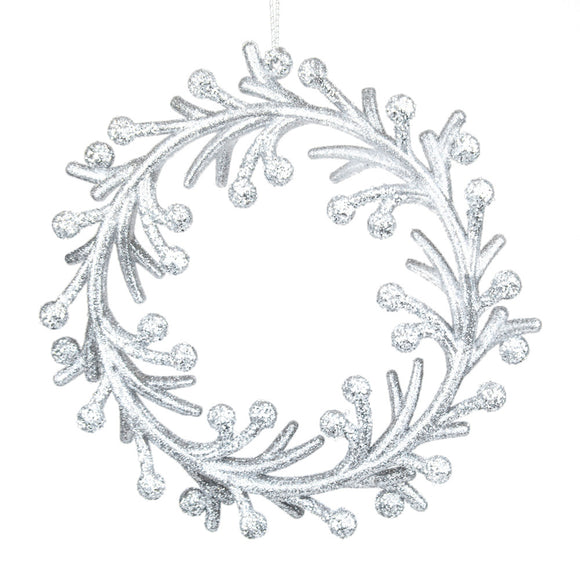 GHIRLANDA GLITTER WHITE CM.15X2X15