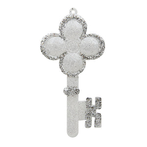 CHIAVE GLITTER WHITE CM.7X1X14