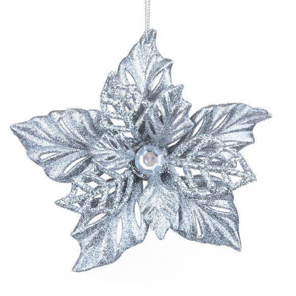 APPENDINO FIORE GLITTER SILVER CM.14X3,5X14