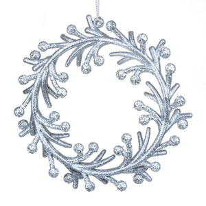 GHIRLANDA GLITTER SILVER CM.15X2X15