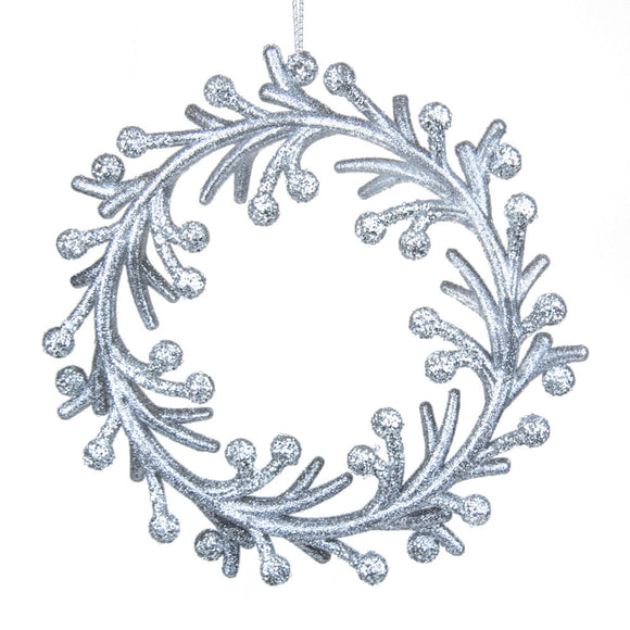 GHIRLANDA GLITTER SILVER CM.15X2X15