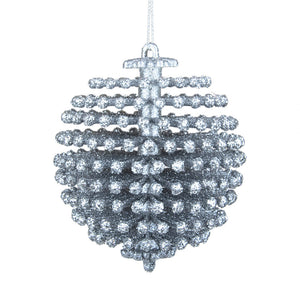 PALLINA GLITTER SILVER CM.9X9X10