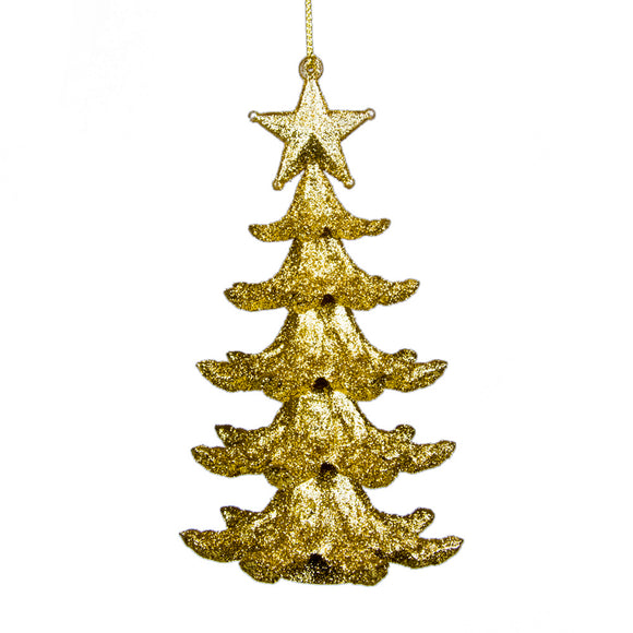 ALBERO GLITTER GOLD CM.7X7X13