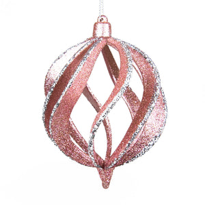PALLINA GLITTER PINK CM.8,8X8,5X10