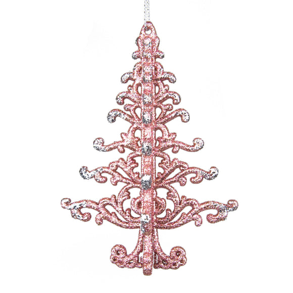 ALBERO GLITTER PINK CM.10X10X13