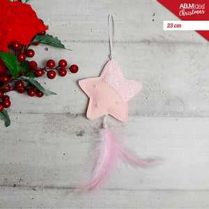 STELLA PEARL C/PIUMA CM.23 ROSA